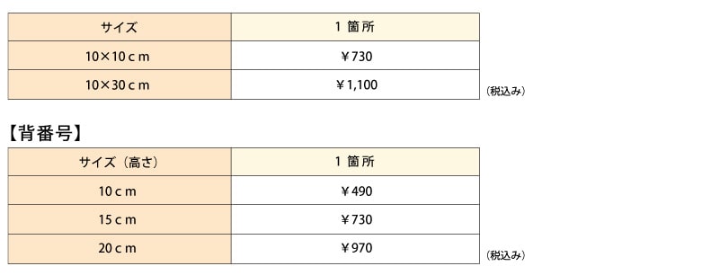 16カッティングシート代